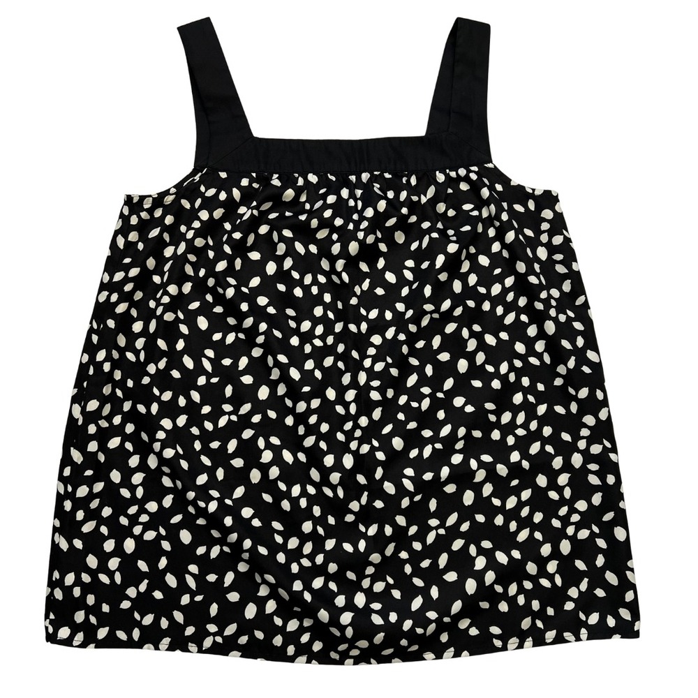 Ann Taylor Loft Women's Black & White Tank Top Sleeveless Sz S
